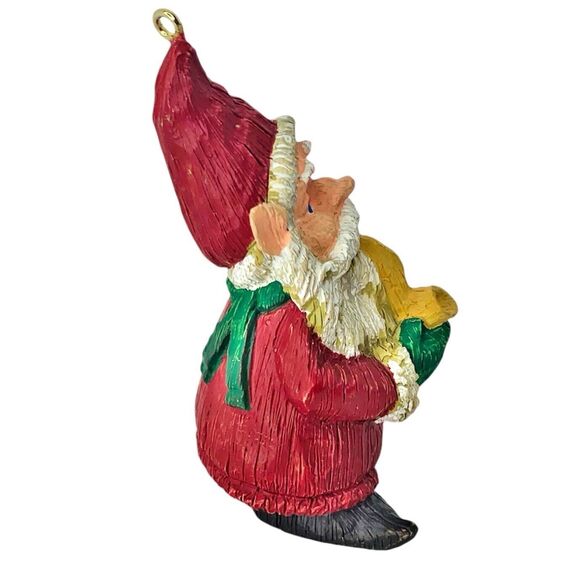 Hallmark Keepsake Ornament Old World Gnome 1989 Christmas Tree Vintage Elf Troll - Picture 4 of 10